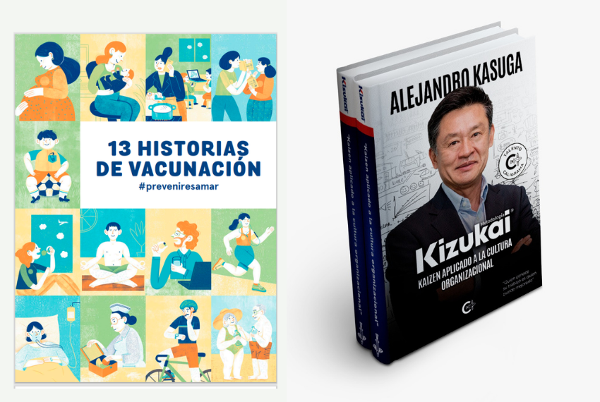 Libros: 13 historias de vacunación y Kizakai, Kaizen aplicado a la cultura organizacional